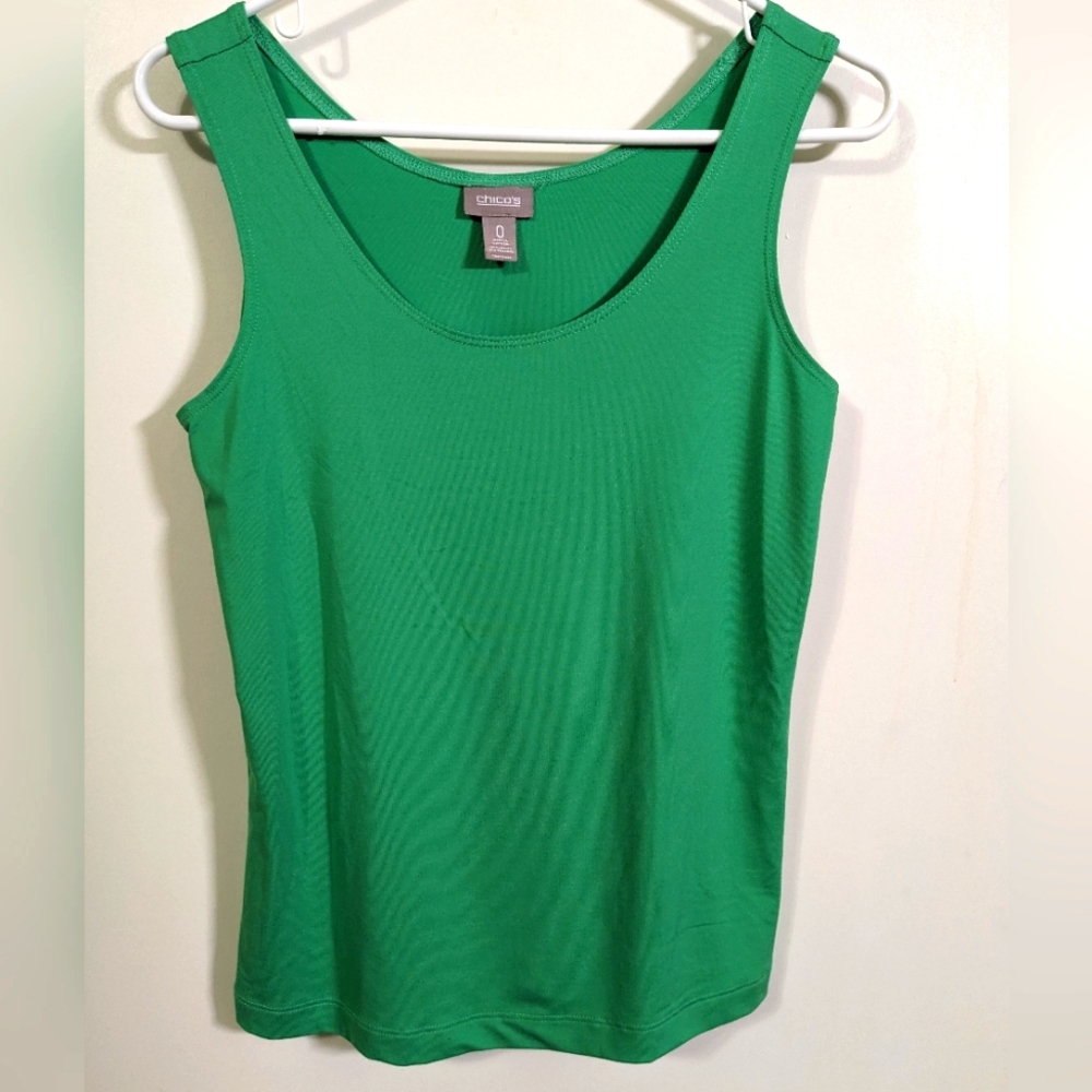 Chico's lime green cami